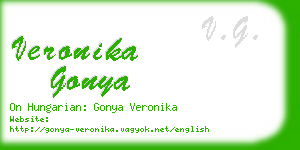 veronika gonya business card
